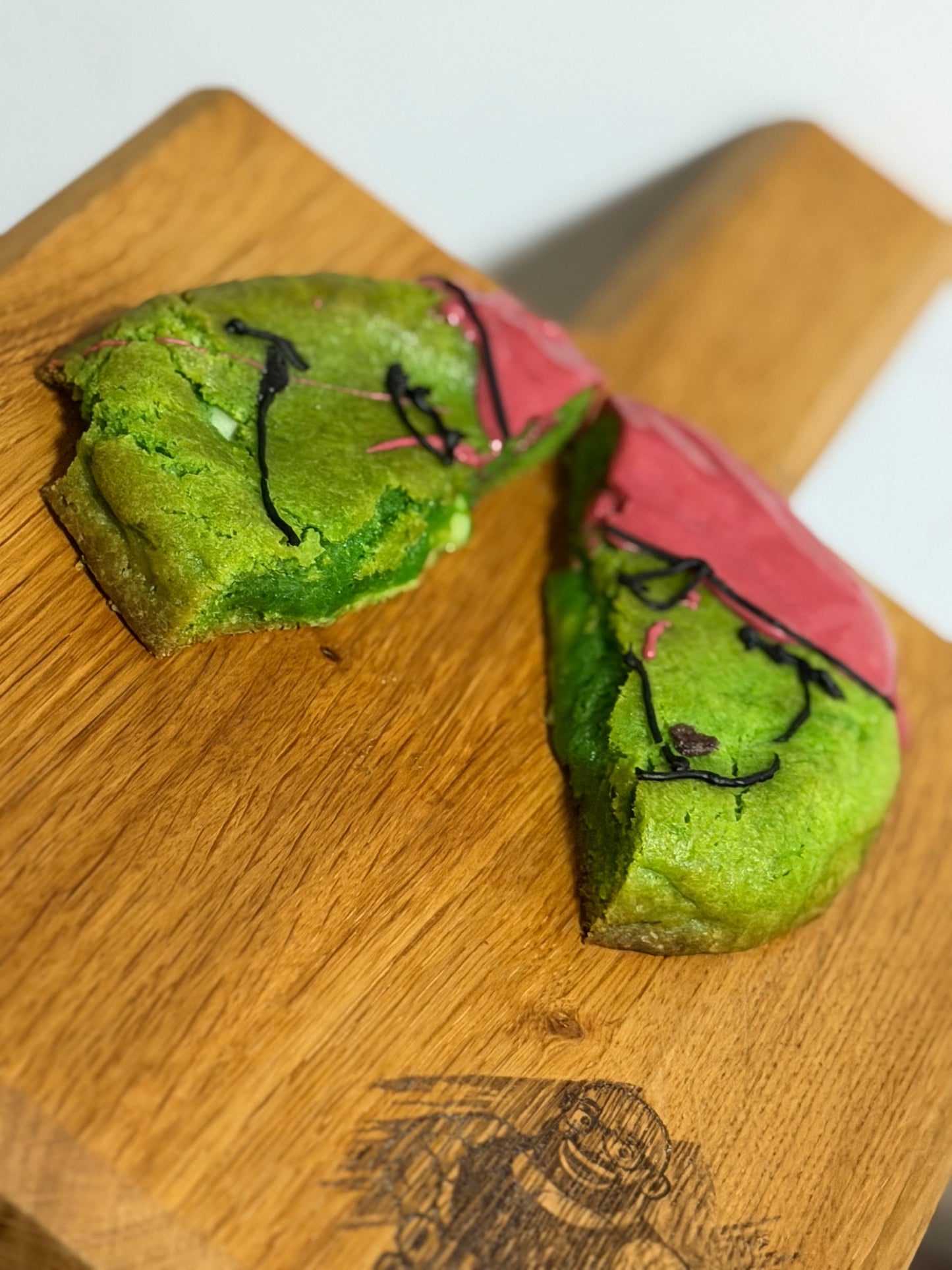 Quadros Grinch Qookie -  für die die Weihnachten nicht mögen😜!