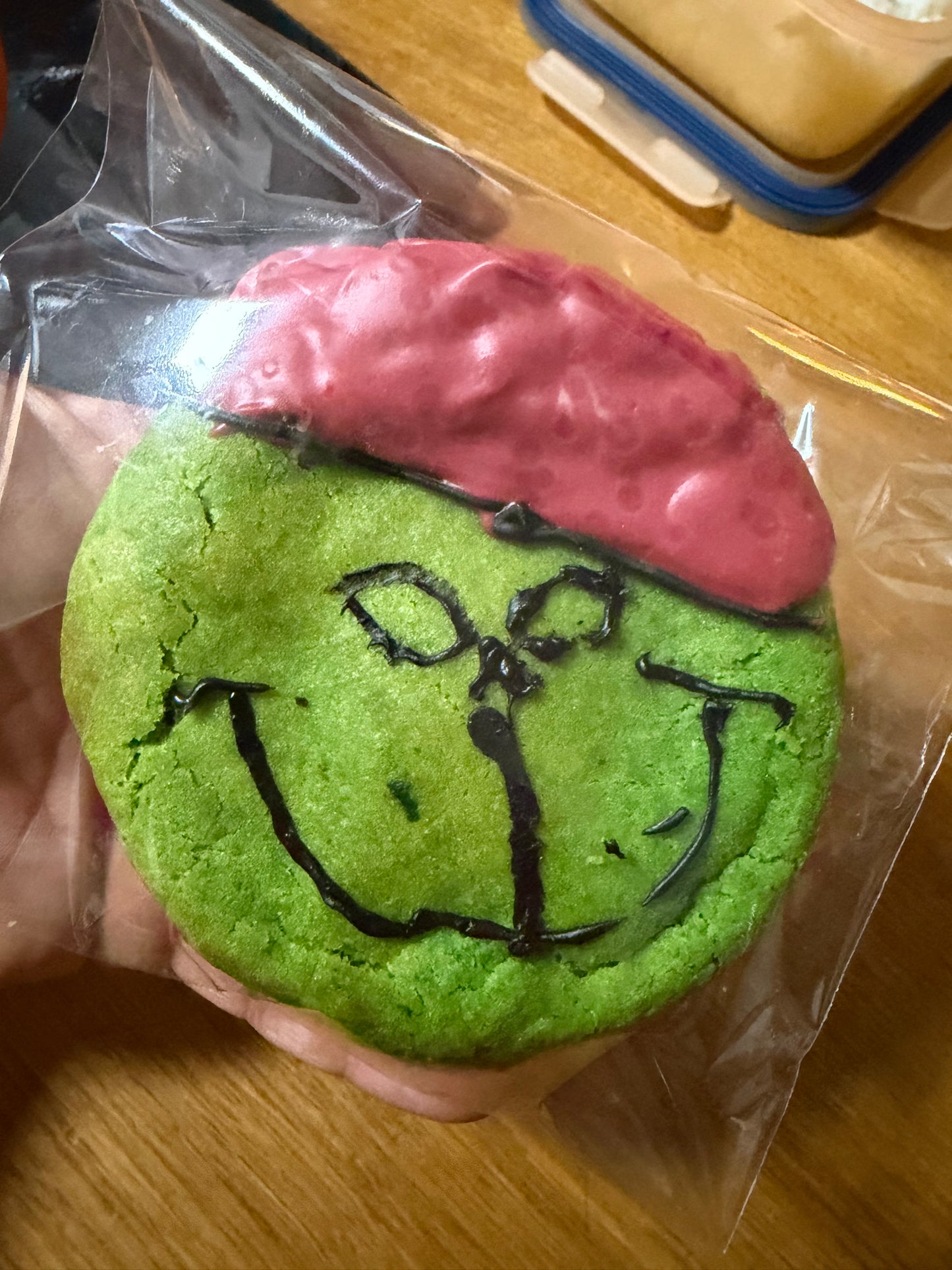 Quadros Grinch Qookie -  für die die Weihnachten nicht mögen😜!